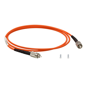 M122L01 - Ø200 µm, 0.22 NA, Low OH, FC/PC-FC/PC Fiber Patch Cable, 1 m Long