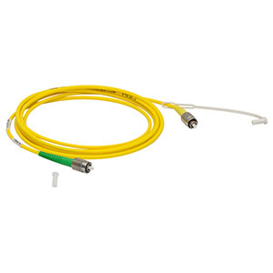 P4-780AR-2 - SM Patch Cable, AR-Coated FC/APC to Uncoated FC/PC, 780 - 970 nm, 2 m Long