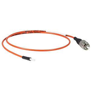 M82L005 - Ø400 µm Core, 0.39 NA, FC/PC to Ø2.5 mm Ferrule Patch Cable, 0.5 m Long