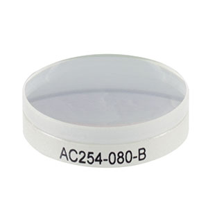 AC254-080-B - f = 80.0 mm, Ø1in Achromatic Doublet, ARC: 650 - 1050 nm