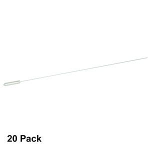 CFMLC12U-20 - Uncleaved Fiber Optic Cannula, Ø1.25 mm Ceramic Ferrule, Ø200 µm Core, 0.39 NA, 20 Pack