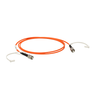 M64L01 - Ø10 µm, 0.100 NA, FC/PC-FC/PC Fiber Patch Cable, 1 m Long