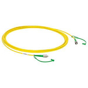 P3-405B-FC-5 - Single Mode Patch Cable with Pure Silica Core Fiber, 405 - 532 nm, FC/APC, Ø3 mm Jacket, 5 m Long