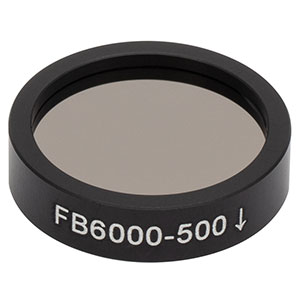 FB6000-500 - Ø1in IR Bandpass Filter, CWL = 6.00 µm, FWHM = 500 nm