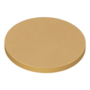 DG10-1500-M01 - Ø1in Protected Gold Reflective Ground Glass Diffuser, 1500 Grit