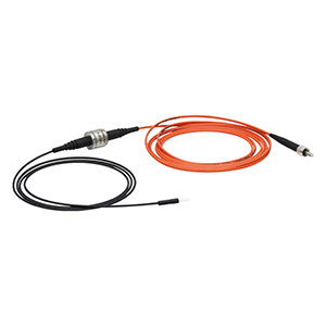 RJPSF4 - SMA to Ø2.5 mm Ferrule Rotary Joint Patch Cable, Ø400 µm Core, 3 m Long 