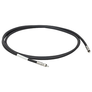 MR14L02 - Ø50 µm, 0.22 NA, Low OH, SMA-SMA Armored Fiber Patch Cable, 2 m Long