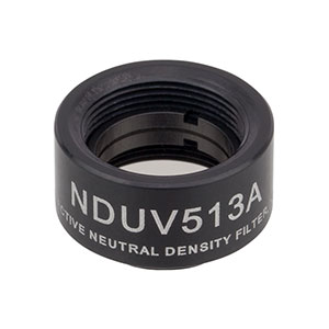 NDUV513A - SM05-Threaded Mount, Ø1/2in UVFS Reflective ND Filter, OD: 1.3