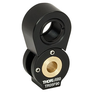 TR05F90 - 90°フリップ付きフィルターマウント、Ø1/2インチ光学素子用(インチ規格)