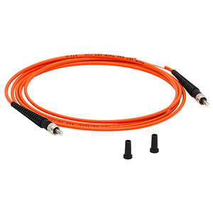 M65L02 - Ø10 µm, 0.100 NA, SMA-SMA Fiber Patch Cable, Low OH, 2 m Long