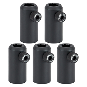 PH2-P5 - Ø1/2インチポストホルダ、バネ付き六角固定つまみネジ付き、長さ2インチ、5本セット(インチ規格)