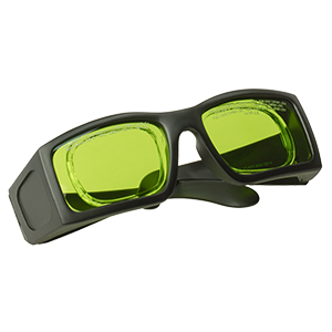 LG1A - レーザ保護メガネ、ライトグリーンレンズ、可視光線透過率：59%、コンフォートタイプ