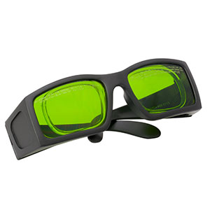 LG2A - レーザ保護メガネ、グリーンレンズ、可視光透過率：19%、コンフォートタイプ
