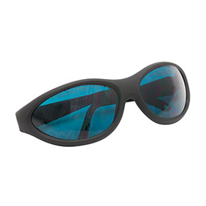 LG4B - レーザ保護メガネ、ダークブルーレンズ、可視光透過率：12%、スポーツタイプ