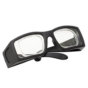 LG6A - レーザ保護メガネ、クリアレンズ、可視光透過率：93%、コンフォートタイプ