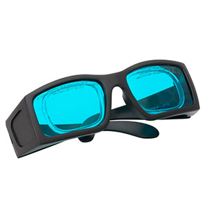 LG7A - レーザ保護メガネ、ティールブルーレンズ、可視光透過率：35%、コンフォートタイプ