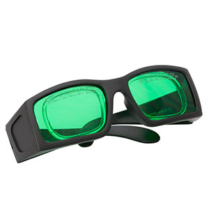 LG8A - レーザ保護メガネ、エメラルドグリーン、可視光透過率：35%、コンフォートタイプ