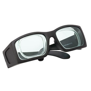 LG11A - レーザ保護メガネ、クリアレンズ、可視光透過率：75%、コンフォートタイプ