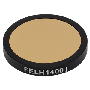 FELH1400 - Ø25.0 mm Longpass Filter, Cut-On Wavelength: 1400 nm