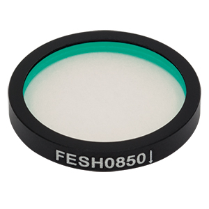 FESH0850 - Ø25.0 mm Shortpass Filter, Cut-Off Wavelength: 850 nm