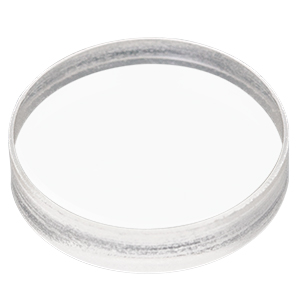 WW00530 - Ø1/2in Wedged BaF2 Window, Uncoated<strong> (日本では販売しておりません)</strong>