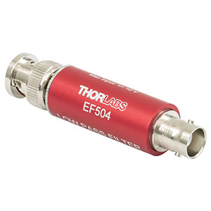EF504 - Low-Pass Electrical Filter, ≤240 kHz Passband, Coaxial BNC Feedthrough