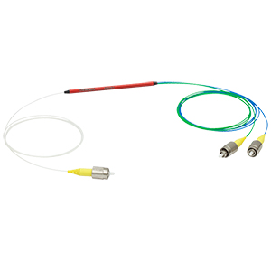GB11F1 - 488 nm / 532 nm Wavelength Combiner/Splitter, FC/PC Connectors