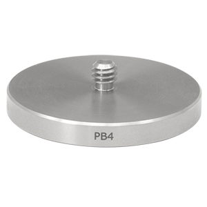 PB4 スタッド付き台座ベースアダプタ、Ø1.85インチ、1/4”-20ネジ PB4 スタッド付き台座ベースアダプタ、Ø1.85インチ、1/4”-20ネジ