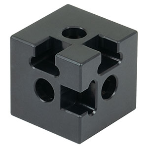 RM1S - 25.4 mm(1インチ)コンストラクションキューブ、スロットおよびM6ザグリ穴3つ付き