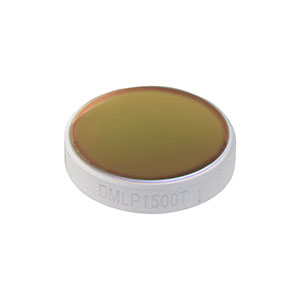 DMLP1500T - Ø1/2" Longpass Dichroic Mirror, 1500 nm Cut-On