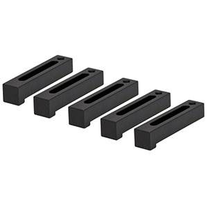CL2-P5 - 高耐荷重テーブルクランプ、高さ調整可能、1/4in-20タップ穴付き、5個入り (インチ規格)