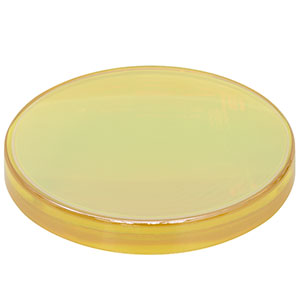LA7261-E2 - Ø1in ZnSe Plano-Convex Lens, f = 100.2 mm, AR-Coated: 4.5 - 7.5 µm