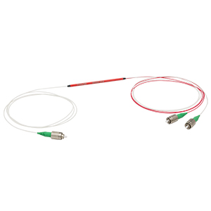 W635S415A1B - 1050 nm / 635 nm Wavelength Division Multiplexer, HI1060 FLEX Fiber, FC/APC Connectors