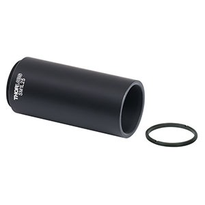SM1L25 SM1レンズチューブ、ネジ深さ63.5 mm、固定リング1個付属