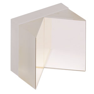 HRS1015-P01 - 1in x 1in Hollow Roof Prism Mirror, Protected Silver