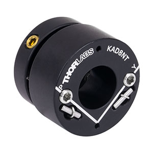 KAD8NT - Ø25.4 mm(Ø1インチ)キネマティックピッチ・ヨーアダプタ、Ø8 mm円筒形部品用
