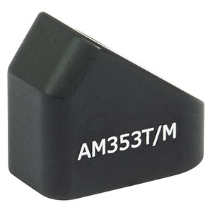 AM353T/M - 35.3° 角度付きブロック、M4タップ穴、M4ネジ付きポスト取付け可能(ミリ規格)