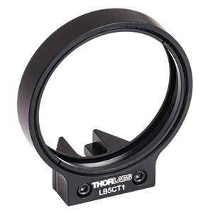 LB5CT1 - Ø50.8 mm光学マウント、60 mmケージキューブ用SM2ネジ穴付き、厚さ6.6 mmまでの光学素子に対応
