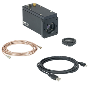 PMT2101/M - 光電子増倍管、GaAsP、 300～720 nm、SM1ネジ付き、30 mmケージ対応、M6タップ穴(ミリ規格)