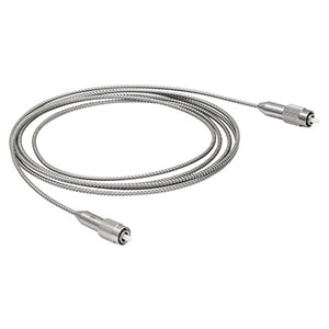 P5-1064HE-2 - High Power, Single Mode Fiber Patch Cable, 1064 nm, FC/PC (End Cap, AR Coated) to FC/APC, 2 m Long