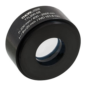 Thorlabs - TTL200-S8 Tube Lens, f = 200 mm, Broadband MgF