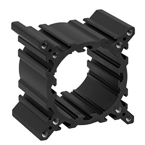 XT95B-66 - XT95シリーズ、精密コンストラクションレール、黒色アルマイト加工、66 mm