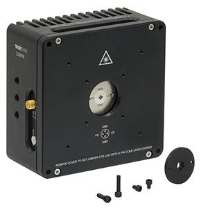 LDM56 - TEC付きマウント、Ø5.6 mm半導体レーザ用、ピンコードA/B/C/D/E/G/H、1/4in-20タップ穴(インチ規格)