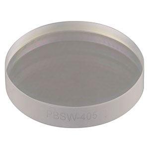 PBSW-405 - Ø1in Polarizing Plate Beamsplitter, 405 nm