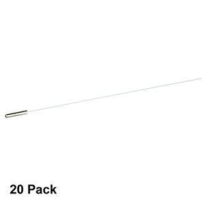 CFML52U-20 - Uncleaved Fiber Optic Cannula, Ø1.25 mm Stainless Ferrule, Ø200 µm Core, 0.50 NA, 20 Pack