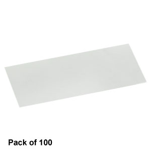 CG00K1 - Cover Glasses, #0 Thickness, 24 x 50 mm, Pack of 100