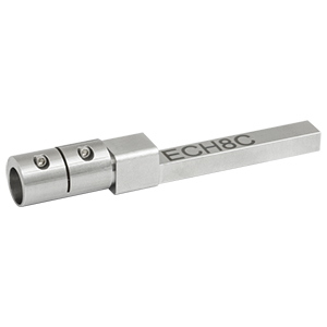 ECH8C - Ø8.0 mmエンドキャップ用ホルダ、フレクシャークランプ式