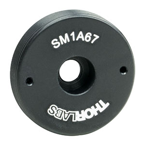 SM1A67 - SM1外ネジ付きアダプタ、M4ザグリ穴、厚さ5.7 mm