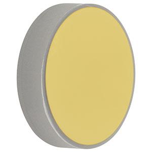 CM254-250-M01 - Ø1in Gold-Coated Concave Mirror, f = 250.0 mm