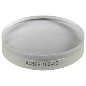 AC508-180-AB - f = 180.0 mm, Ø50.8 mm Achromatic Doublet, ARC: 400 - 1100 nm